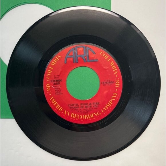 Earth Wind and Fire Wanna Be With You / Kalimba Tree 45 Vinyl 80s R&B Soul ARC - Picture 4 of 6